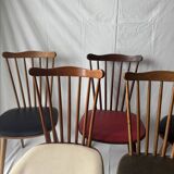 Set of Menuet chairs by Baumann