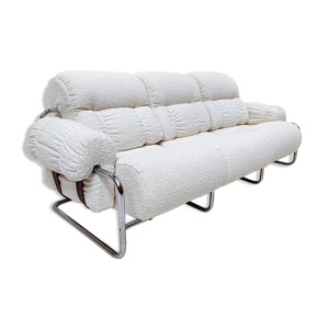 Canapé moderne en boucle blanche