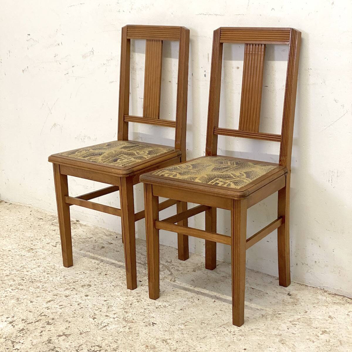 Paire de chaises vintage 1950's