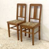 Paire de chaises vintage 1950's
