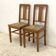 Pair of vintage 1950s chairs