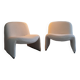 Pair of alky armchairs by Giancarlo Piretti
