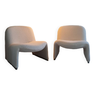 Pair of alky armchairs by Giancarlo Piretti