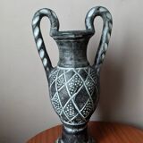 Terracotta ceramic amphora