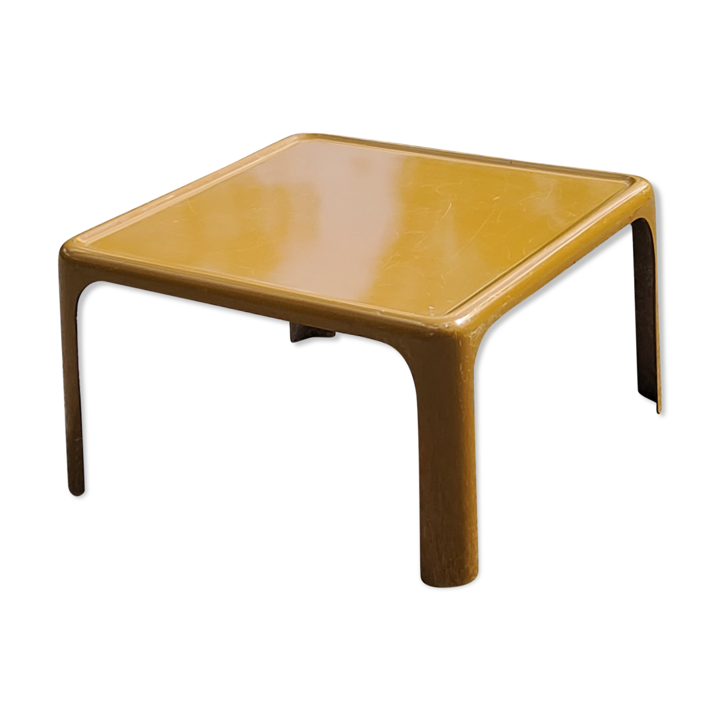 70s fiberglass coffee table
