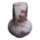 Vase with floral decoration, Gallé, early 20th century