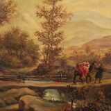 Bucolic landscape from XXth century