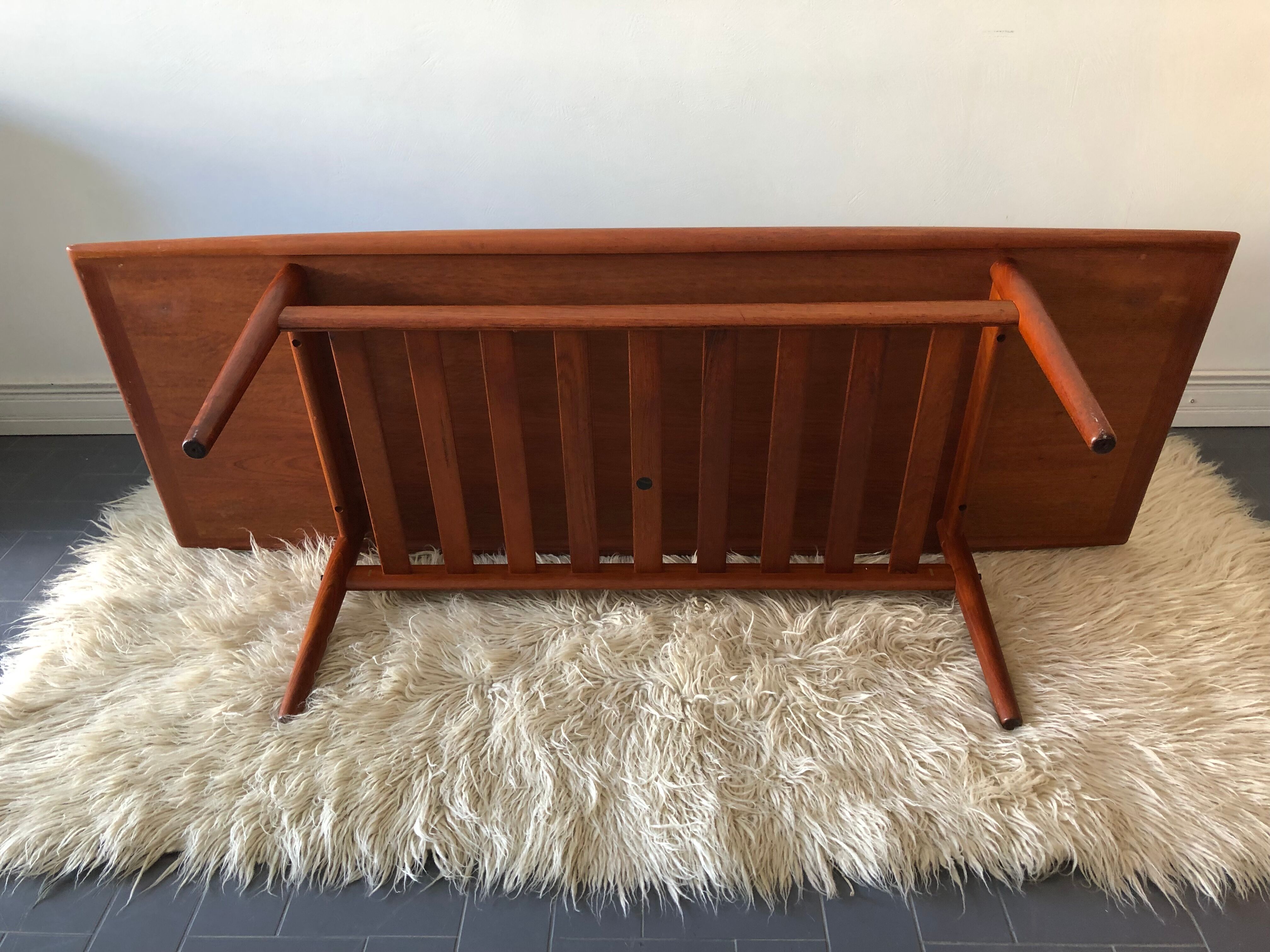 Scandinavian teak coffee table