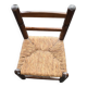 Wooden chair and straw for children