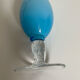 Blue opaline vase
