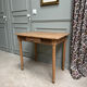 Table made of solid chestnut (renovated) or