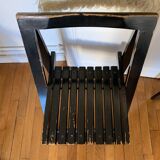 Pair of original/Vintage Aldo Jacober black folding chairs