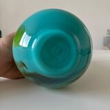 Blue opaline vase