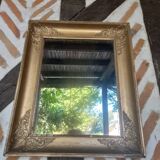 Miroir ancien bois doré fin XVIIIeme début XIXème
