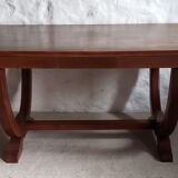 Walnut art-deco table