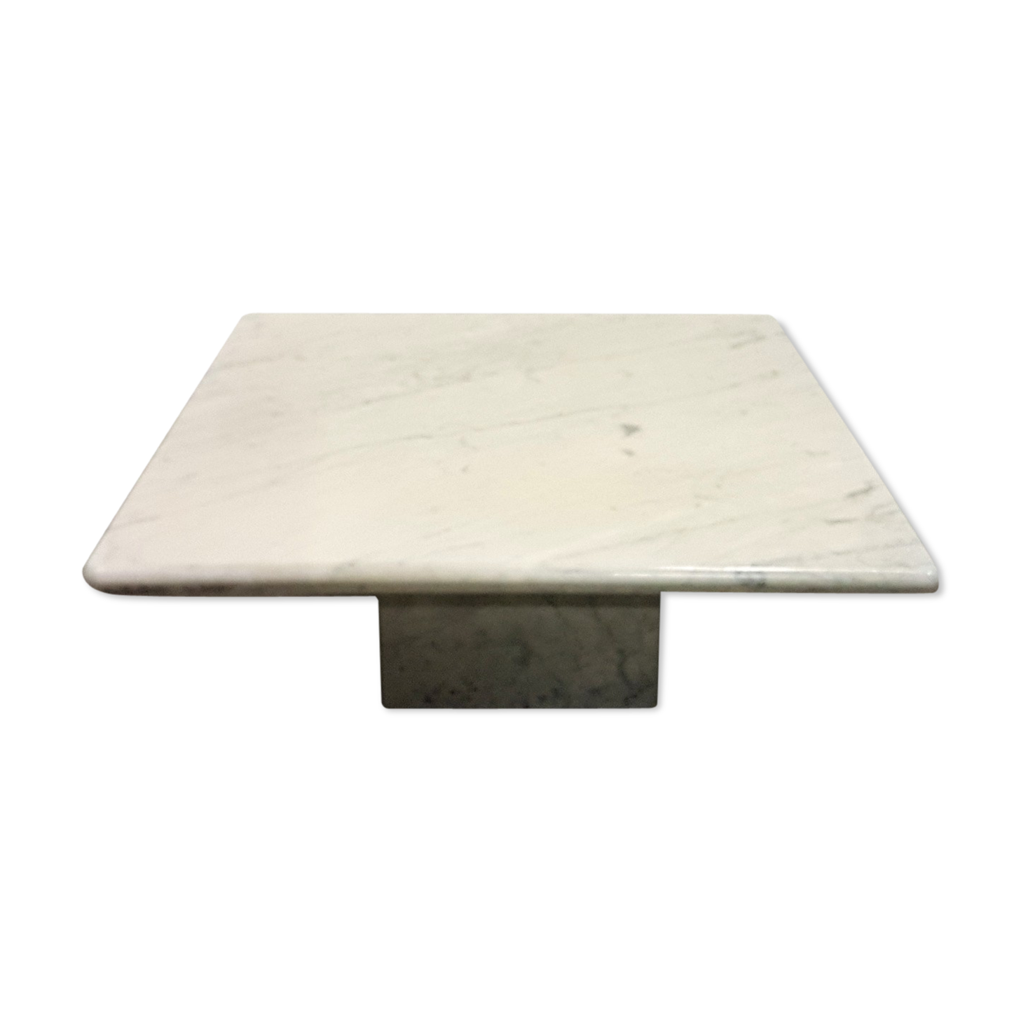 Carrara marble coffee table, Italy 1970s