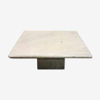 Carrara marble coffee table, Italy 1970s