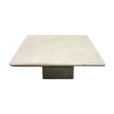 Carrara marble coffee table, Italy 1970s