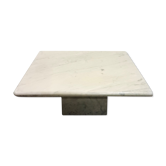 Carrara marble coffee table, Italy 1970s