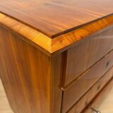 Biedermeier Ebonized Chest of Drawers in Cherry Veneer, South Germany, 1830