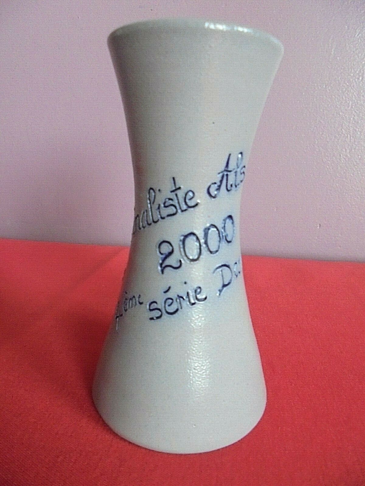 Alsace sandstone vase height 14 cm approx. betschdorf salt sandstone by schmitter