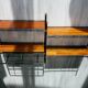Modular shelves on wall or stand, published by Multimueble 1960