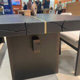 Arhaus solid oak table