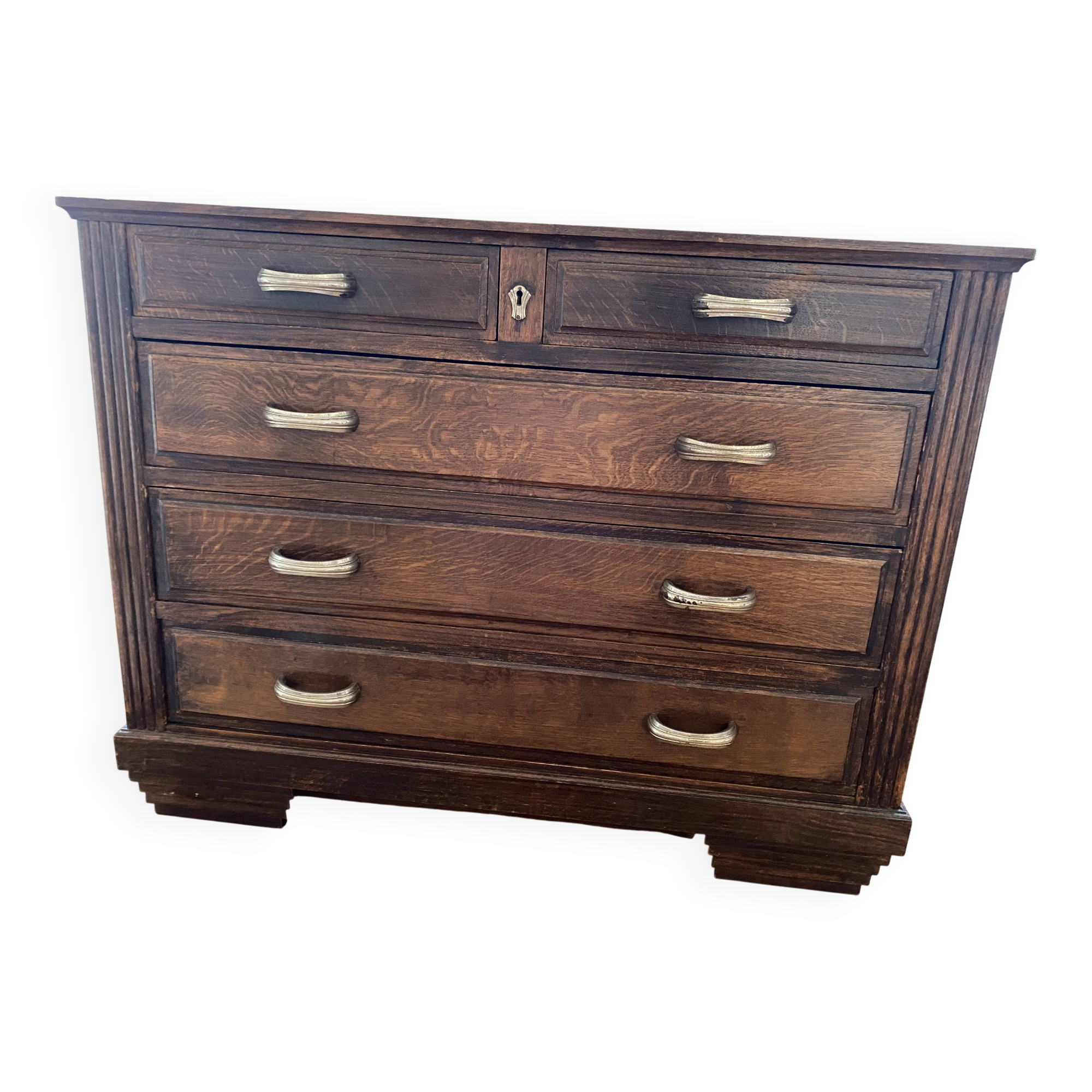 Wooden chest of drawers from the early 20th century