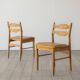 Henning Kjærnulf, chaise de salle à manger en chêne massif (ensemble de sept)