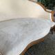 Louis XV style three-seater basket sofa