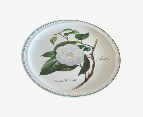 Assiette Villeroy et Boch décor camélia blanc