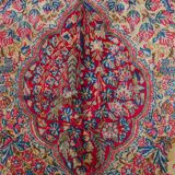 Handmade persian carpet kirman 373 x 178