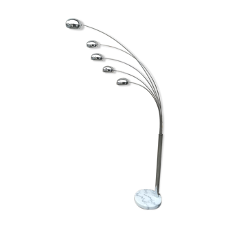 Chromium thrush floor lamp