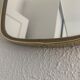 Vintage mirror 1960 asymmetrical mirror - 46 x 24 cm