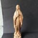Golden Virgin Mary – Antique patinated plaster statue