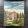 Old landscape painting of Tuscany