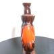 Signed ceramic Vallauris bougeoir