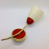 60s red wall light