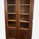 Oak library 1950s French Design Art Deco display cabinet