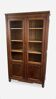 Oak library 1950s French Design Art Deco display cabinet
