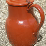 Enamelled canvas pitcher