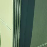 Vintage parisian wooden slip-up