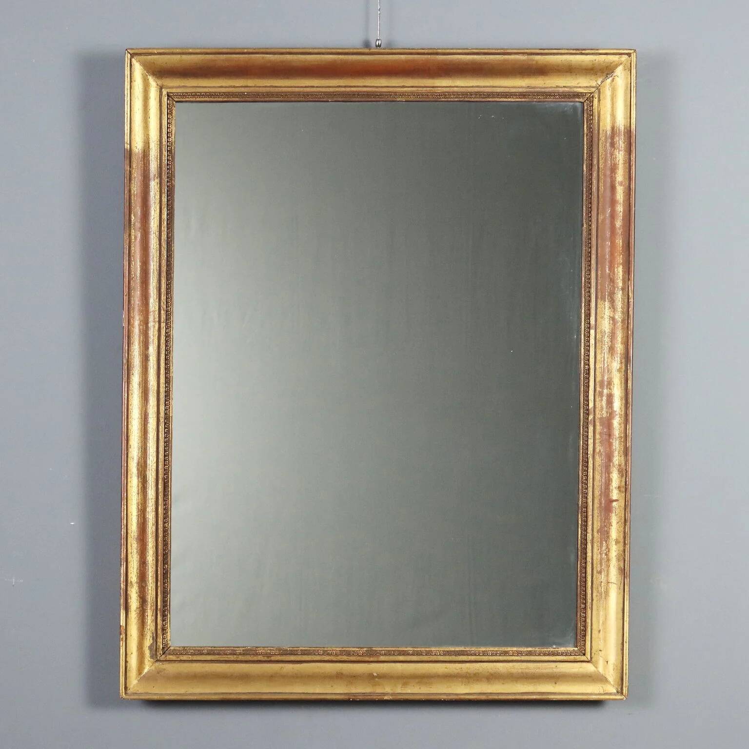 Empire style gilded mirror - Italy 20th century