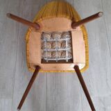 Chaise de cocktail vintage marquée Göbel Dresden