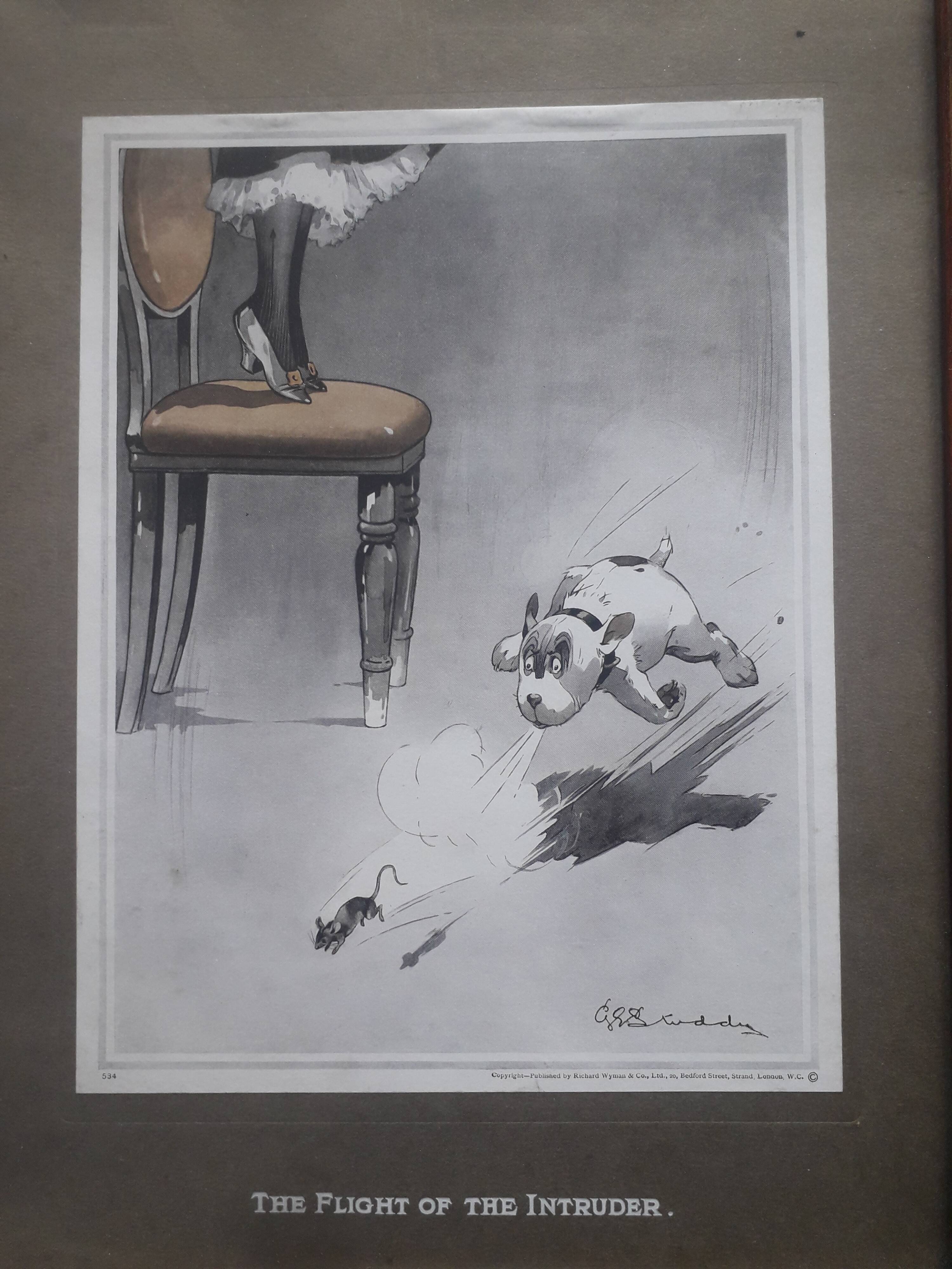 Illustration anglaise signée