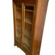 Art-Deco walnut bookcase