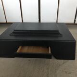 Japanese coffee table "teppanyaki" black