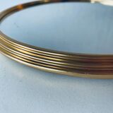 Vintage brass mirror