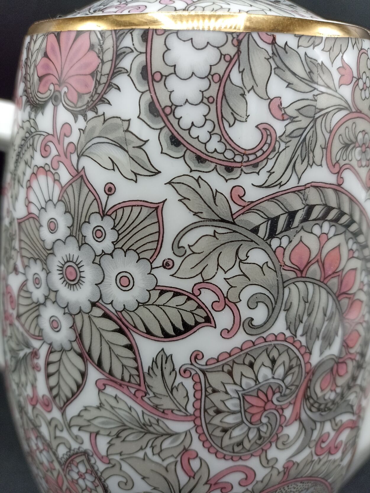 Cashmere coffee pourer, Limoges, L. Toupet