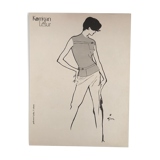 Fashion illustration by Gruau